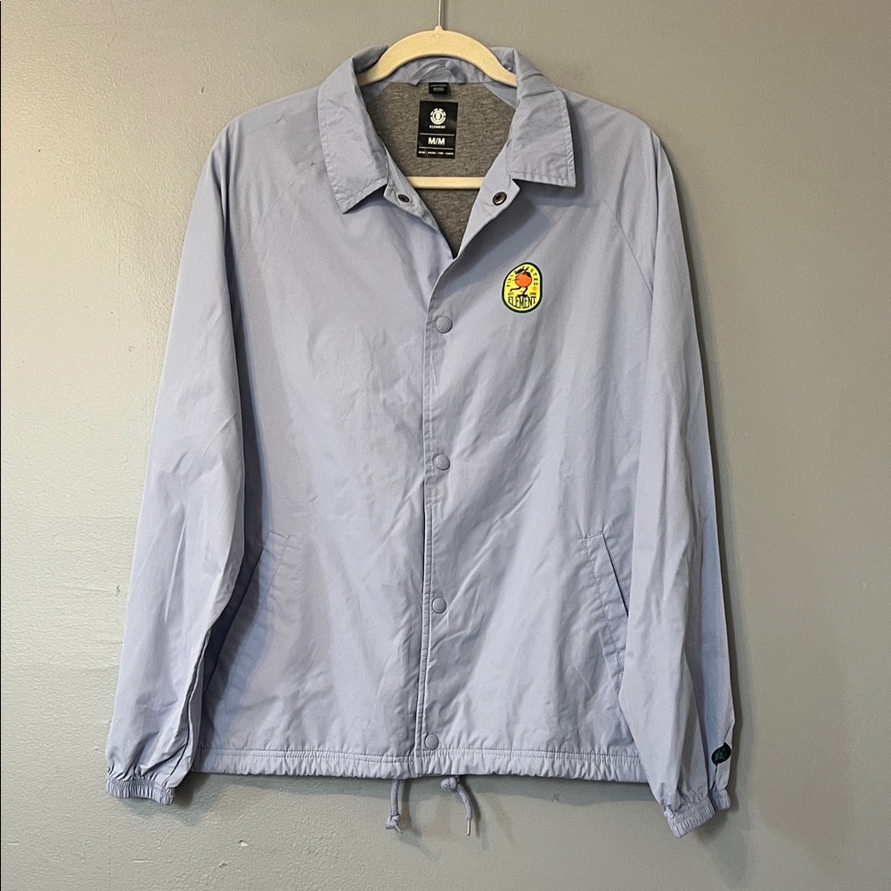 Element Light Blue Windbreaker Jacket
